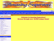 Tablet Screenshot of amazingsuperstore.com